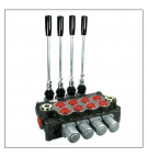 Distribuidor hidráulico de 4 secciones